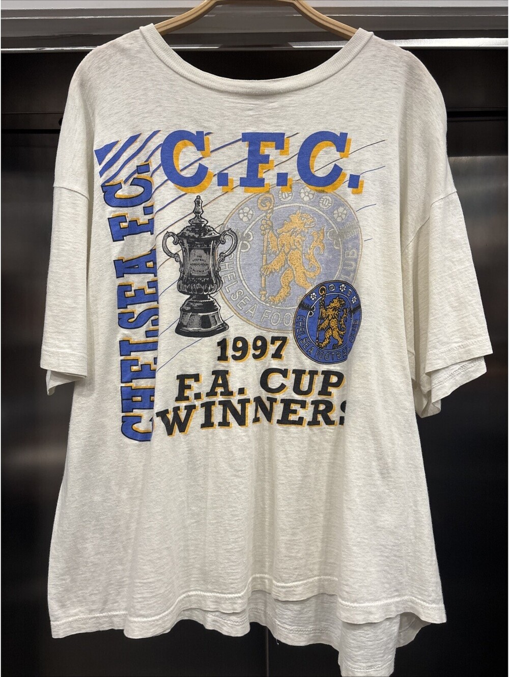 Vintage 1997 Chelsea Fc Championship t shirt
